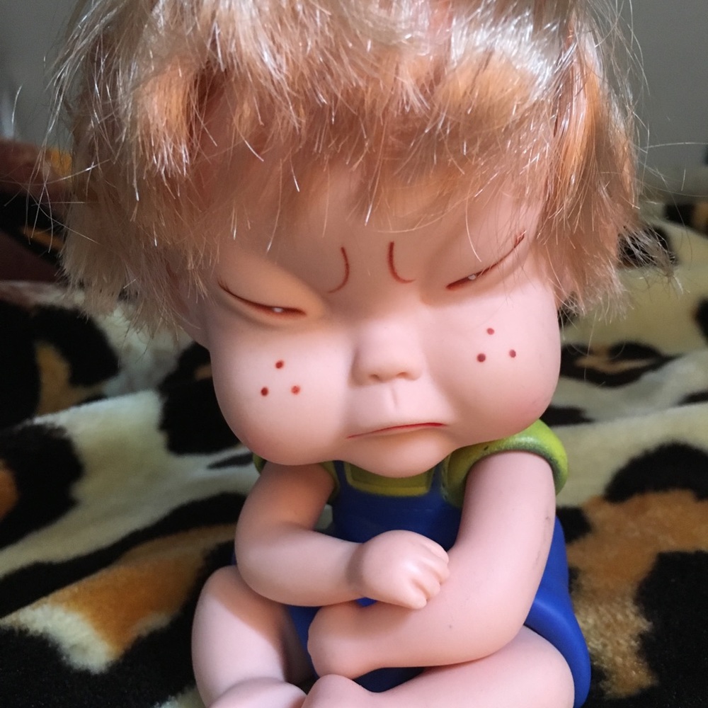Grumpy boy